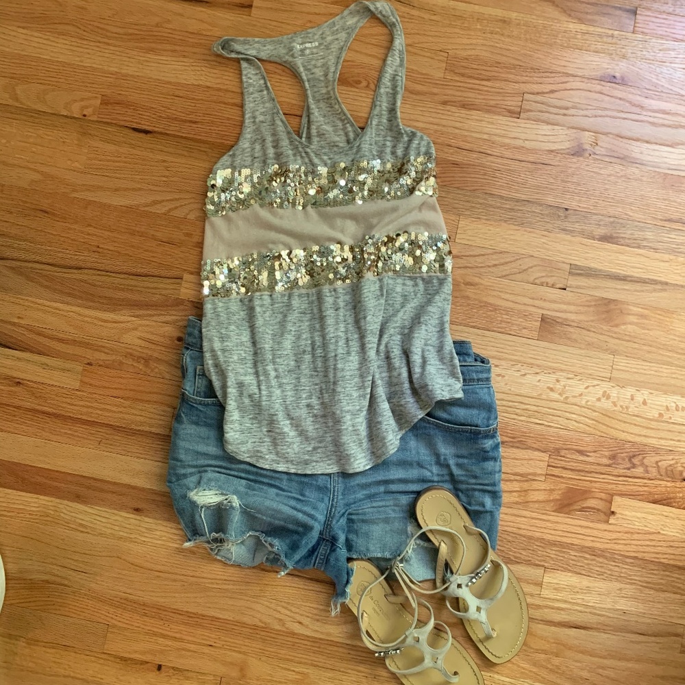 Sequin Tank Top